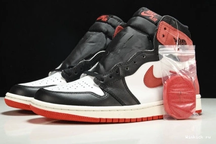 1 Red Track High Jordan Retro 0806